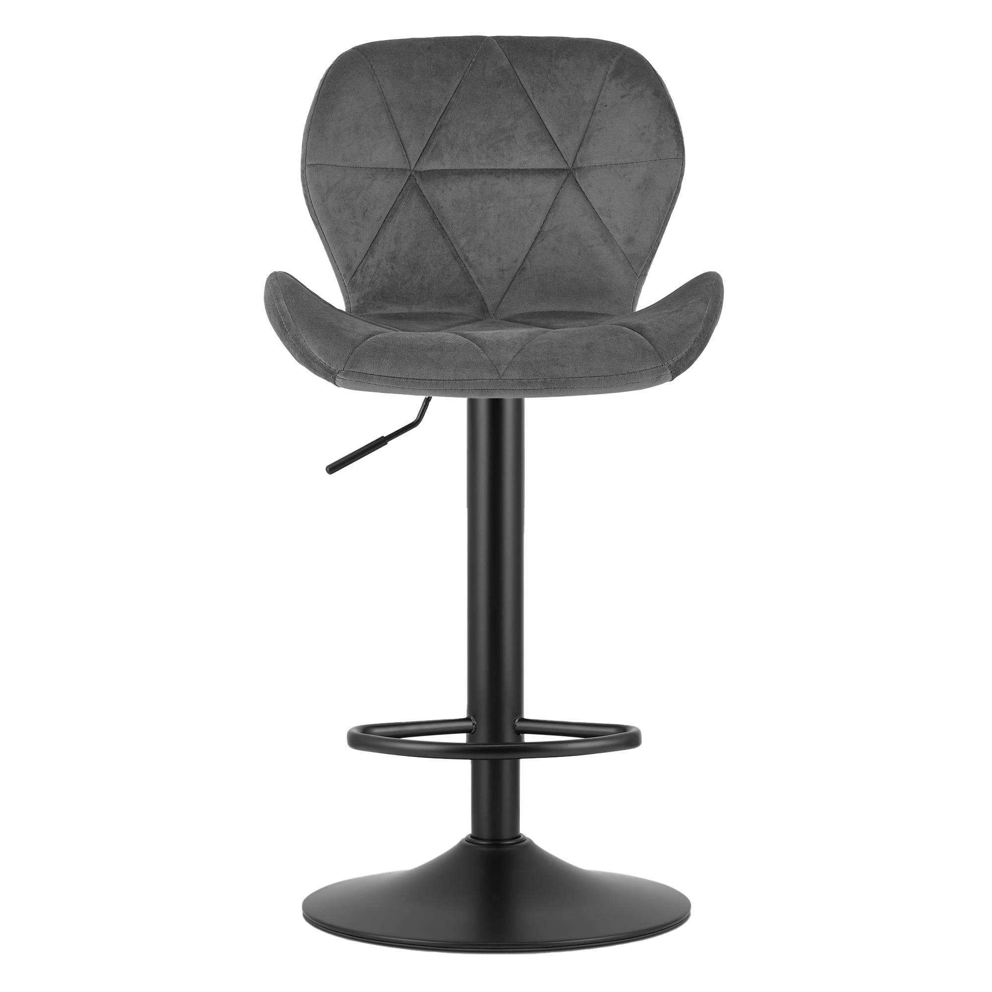 Стул барный хокер Homart 242VB велюр темно Серый (9933) - фото 2