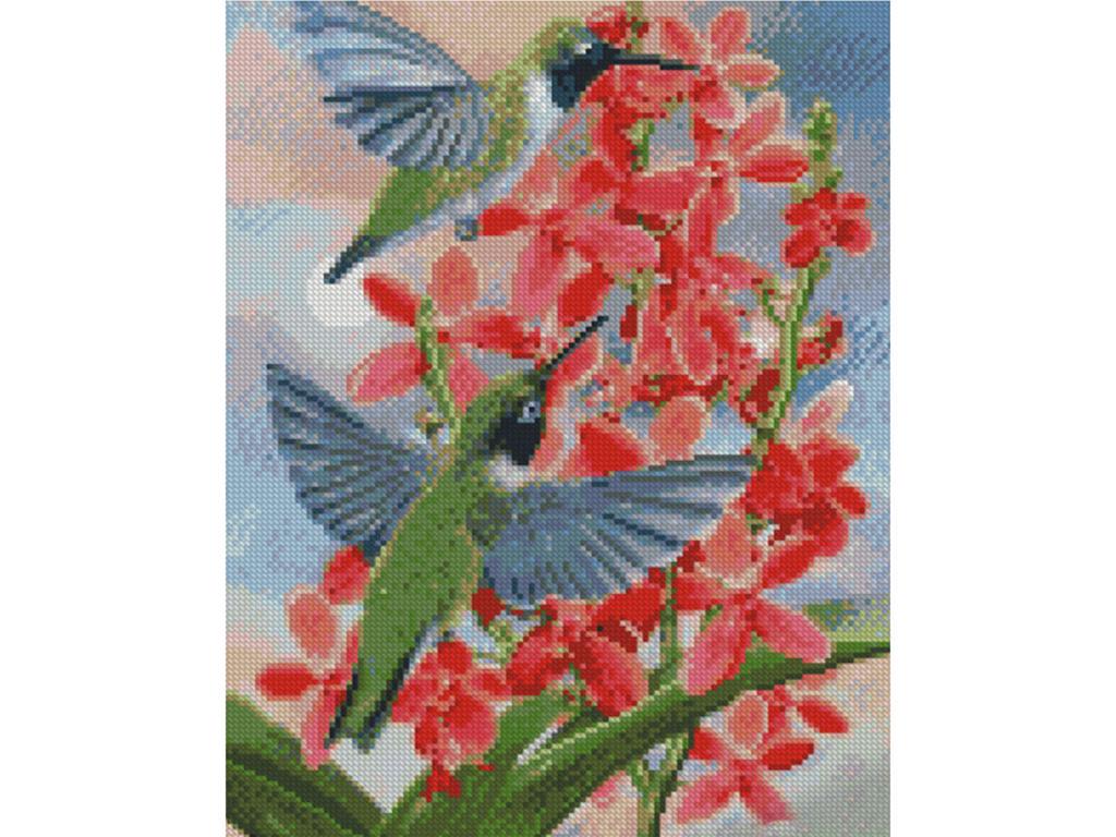 Набір для творчості алмазна картина Strateg Витончені колібрі KB052 30x40 см (MTT-167689) Набір для творчості алмазна картина Strateg Витончені колібрі KB052 30x40 см (MTT-167689)