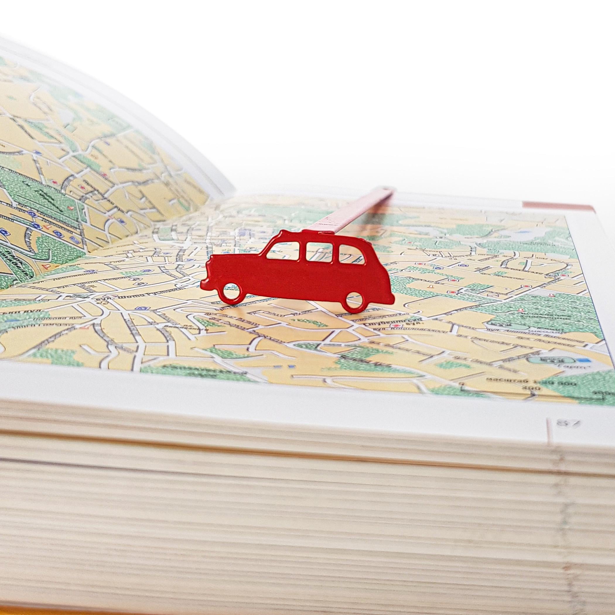 Закладка для книг Авто Червоний (sp6-BM01_red_car) Закладка для книг Авто Червоний (sp6-BM01_red_car)