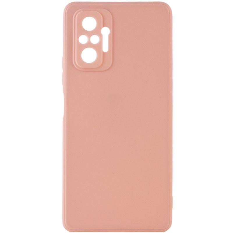 Противоударный силиконовый чехол Candy Full Camera для Xiaomi Redmi Note 10 Pro / 10 Pro Max Розовый