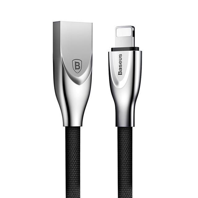 Кабель Baseus Zinc USB 2.0 to Lightning 2 A 1 м Чорний (CALXN-01)