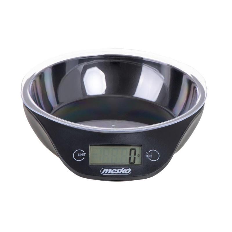 Ваги кухонні електронні Mesko MS 3164 з чашею 0.7 л 5 кг Чорний (5050)