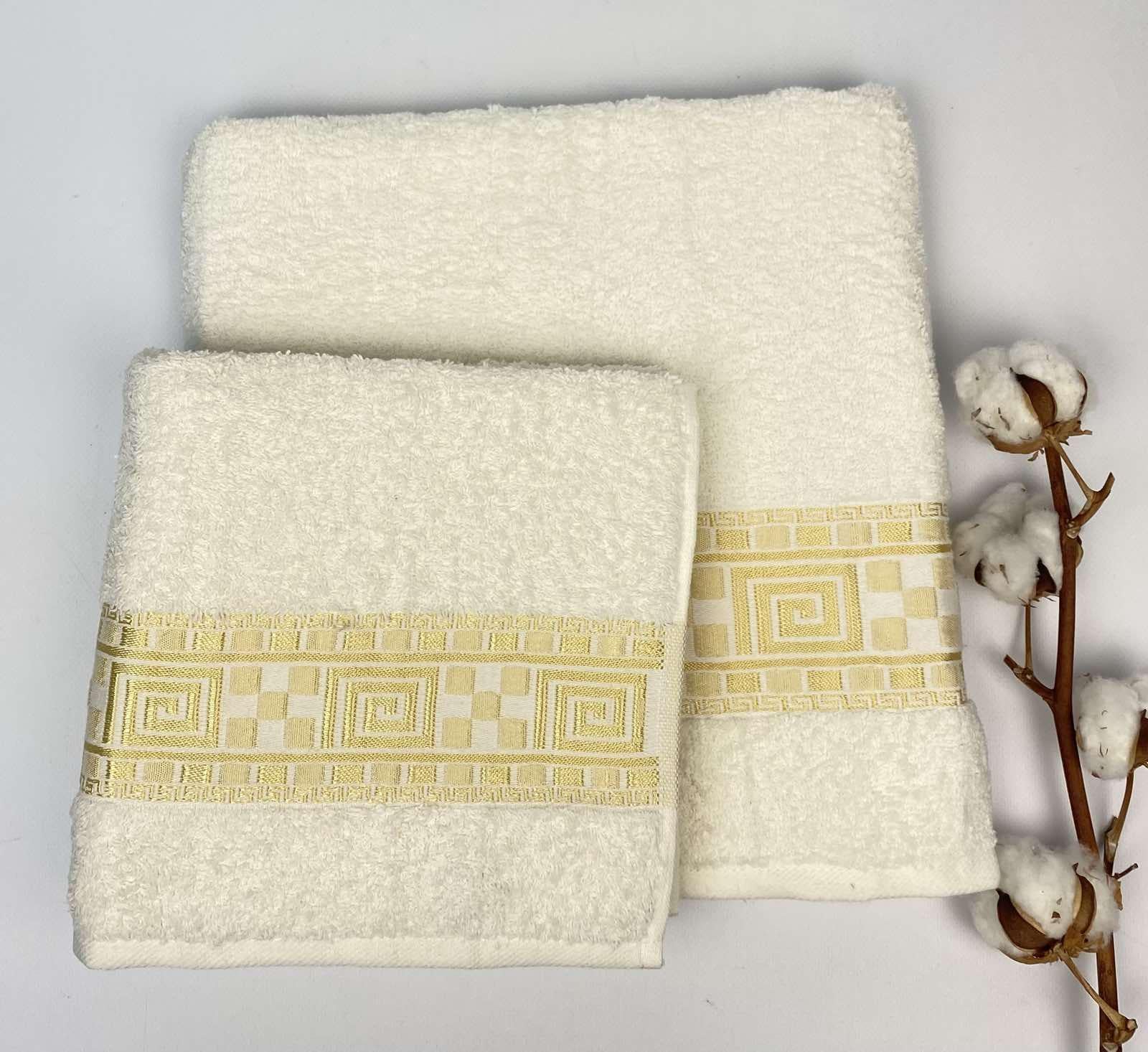 Набор полотенец Cottonize cod 112 2 шт. в фирменной коробке Белый (CN21581)