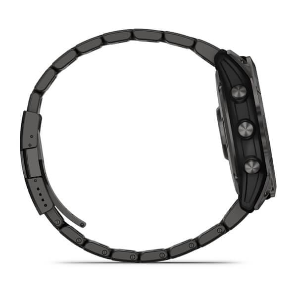 Смарт-часы Garmin Fenix 7X Sapphire Solar DLC + силиконовый ремешок Черный/Серый - фото 5