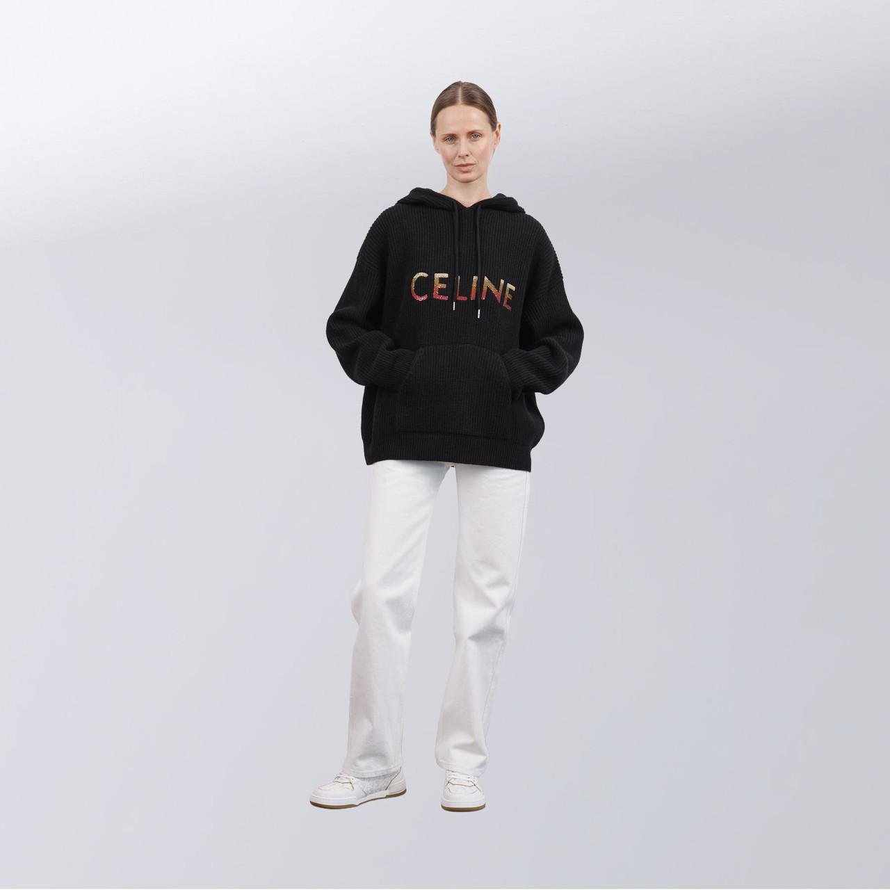 Худі жіноча Celine Gradation S Чорний (2589902313) - фото 4 Худі жіноча Celine Gradation S Чорний (2589902313) - фото 4