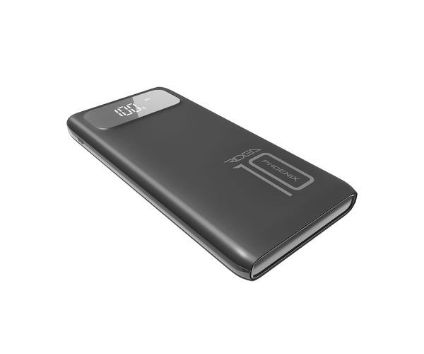 Батарея портативная Ridea RP-D10L Phoenix10 digital display/lamp 10W 2A 10000 mAh Black - фото 6