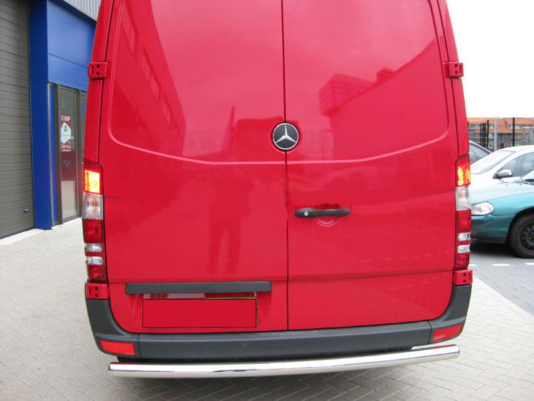 Задняя защита AK002 CAN для Mercedes Sprinter W906 2006-2018 гг. нержавеющая сталь Хром