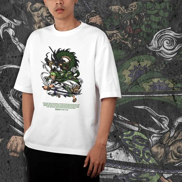 Футболка чоловіча з принтом Ван Піс Zoro Rononoa WE р. 48 (Anime0260)