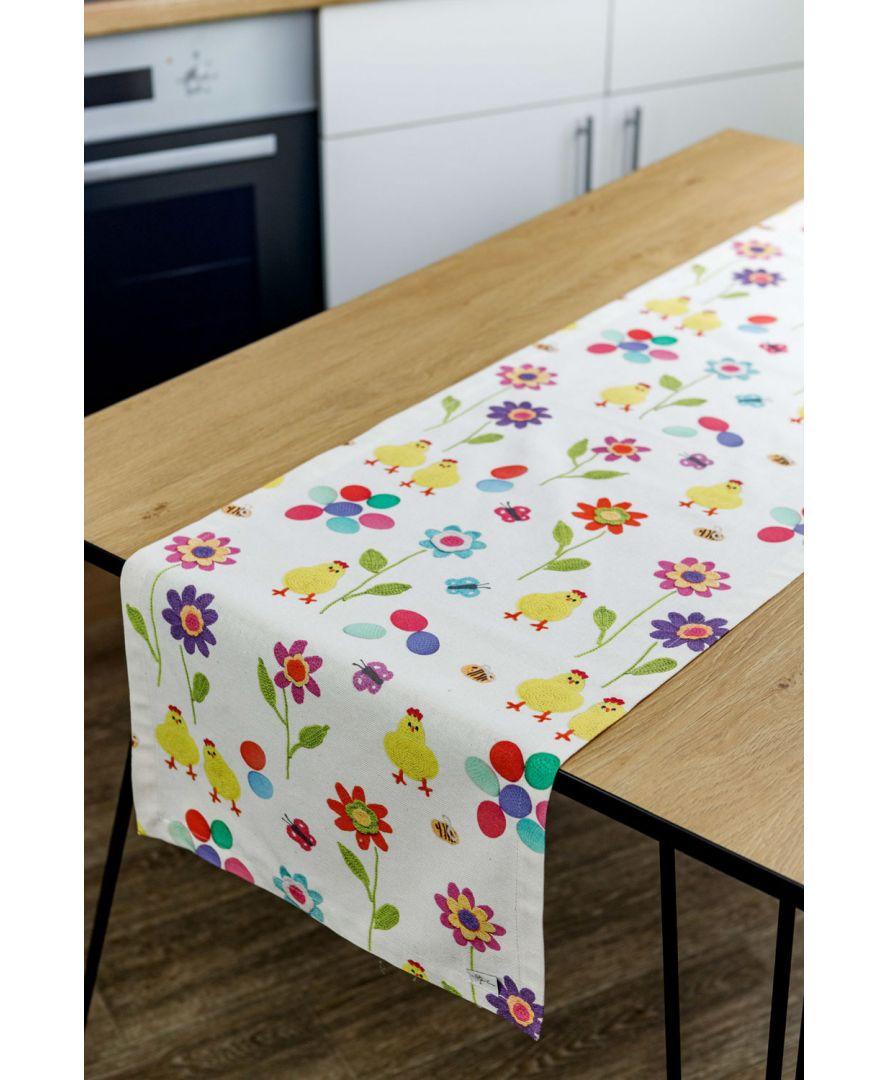 Ранер для стола Писанка радуга 40х140 см (028732) Ранер для стола Писанка радуга 40х140 см (028732)