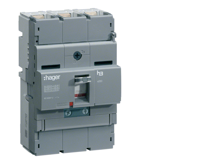 Автоматический выключатель Hager 3Р 250А 40kA HNB250H (29251820)