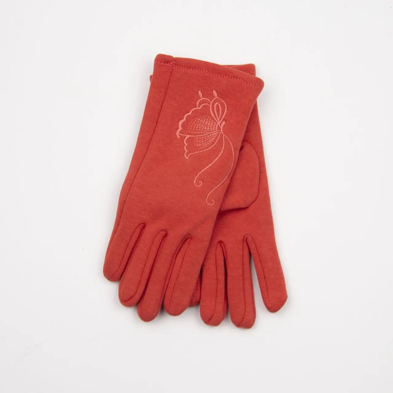 Подростковые перчатки трикотажные L Коралловый (18-4-13)