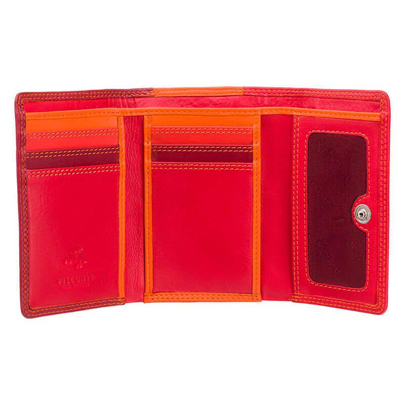 Кошелек женский кожаный Visconti Biola Red Multi (RB39 RED MULTI) - фото 2