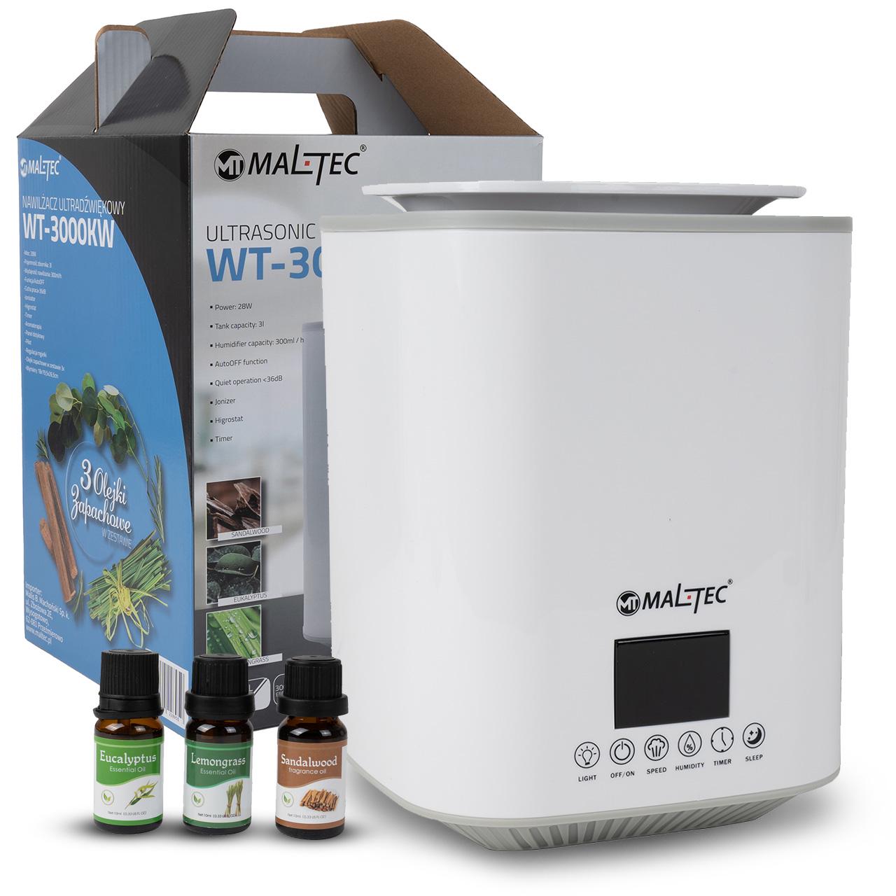Увлажнитель воздуха ультразвуковой Maltec WT 3000W + аромамасла - фото 15 Увлажнитель воздуха ультразвуковой Maltec WT 3000W + аромамасла - фото 15