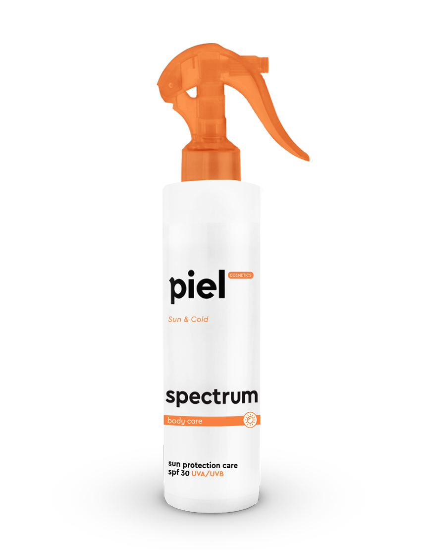 Сонцезахисний спрей для тіла унісекс Spectrum SPF 30 PIEL COSMETICS 250 мл Сонцезахисний спрей для тіла унісекс Spectrum SPF 30 PIEL COSMETICS 250 мл