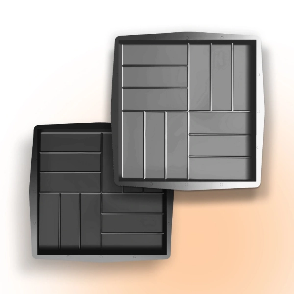 Форми для тротуарної плитки Верес-2007 Паркет гладкий 500х500 мм 2 шт. (1220102-3313) - фото 1 Форми для тротуарної плитки Верес-2007 Паркет гладкий 500х500 мм 2 шт. (1220102-3313) - фото 1