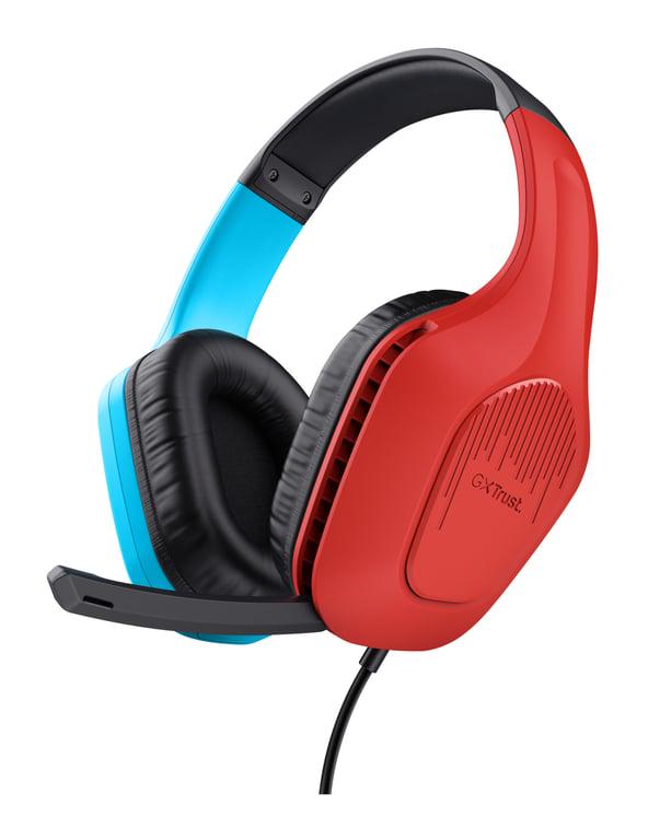 Навушники з мікрофоном Trust GXT 416S Zirox Red (25423)