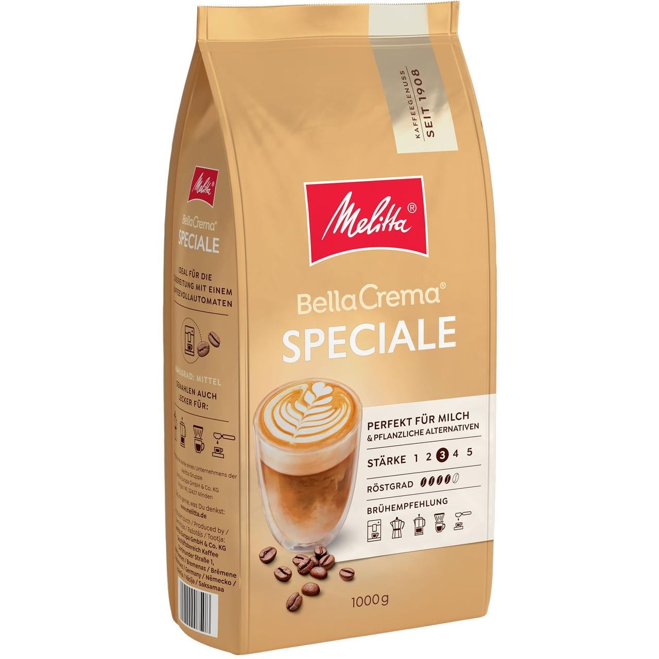Кофе в зернах Melitta BellaCrema Speciale 1 кг (1752015793) Кофе в зернах Melitta BellaCrema Speciale 1 кг (1752015793)