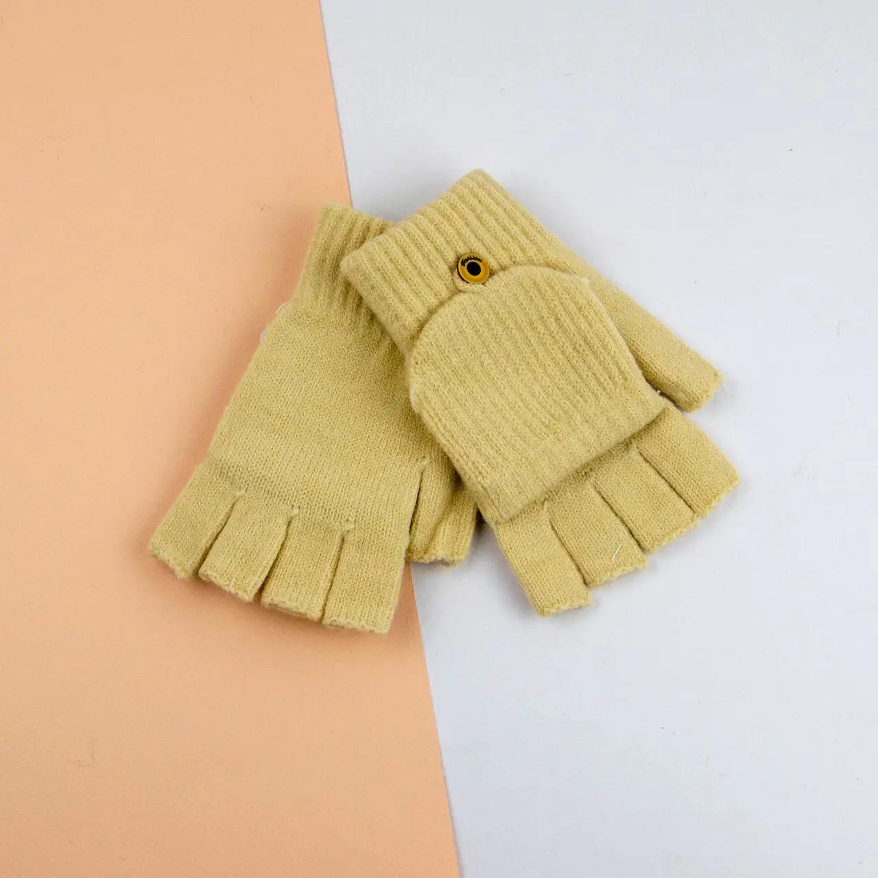 Митенки подростковые 10-15 лет р. 12 (24-8-01810)