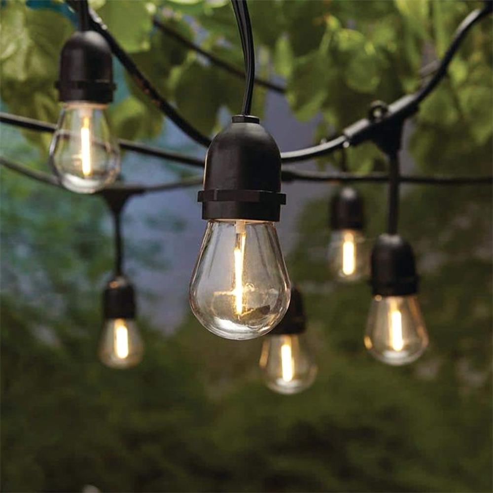 Гірлянда вулична ретро Белт-Лайт 10 LED ламп G45 E27 5 м IP44 220 В Білий теплий (38-6508)