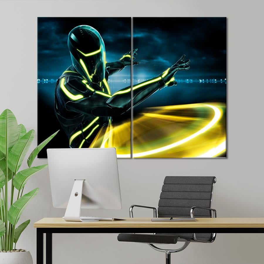 Настенний декор Главный герой фильма Трон: Наследие 71x51 см (A52-2)