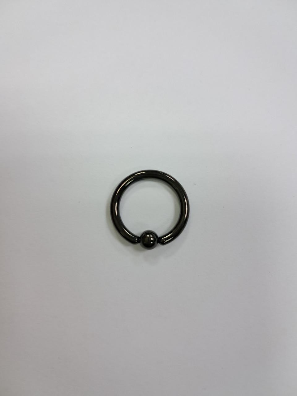 Кольцо Хард с шариком BCRPB 2х12х4 мм Черный (5004ВК)