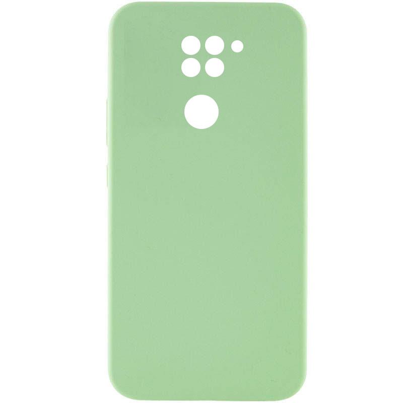 Протиударний чохол Silicone Cover Lakshmi Full Camera (AAA) для Xiaomi Redmi Note 9 / Redmi 10X М'ЯТНИЙ / MINT