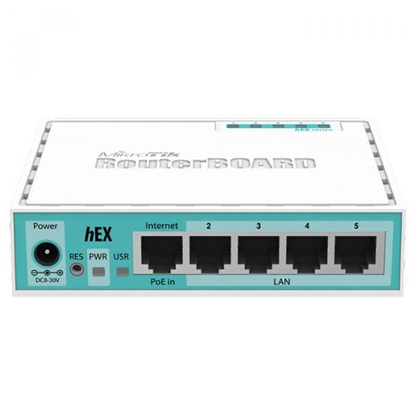 Роутер Mikrotik hEX RB750Gr3 - фото 1