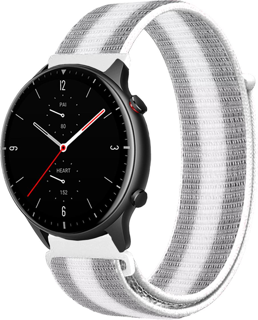 Ремінець нейлоновий Sport Loop Amazfit GTR 2e Silver White (16448-58) Ремінець нейлоновий Sport Loop Amazfit GTR 2e Silver White (16448-58)