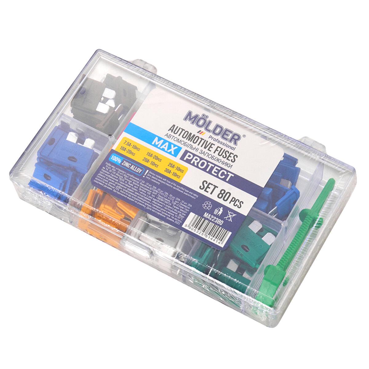 Набор предохранителей Molder MIX 80шт.