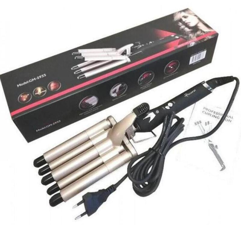 Плойка-стайлер для волос Gemei GM-2933 5 волн 45 Вт (2390000039) - фото 13 Плойка-стайлер для волос Gemei GM-2933 5 волн 45 Вт (2390000039) - фото 13