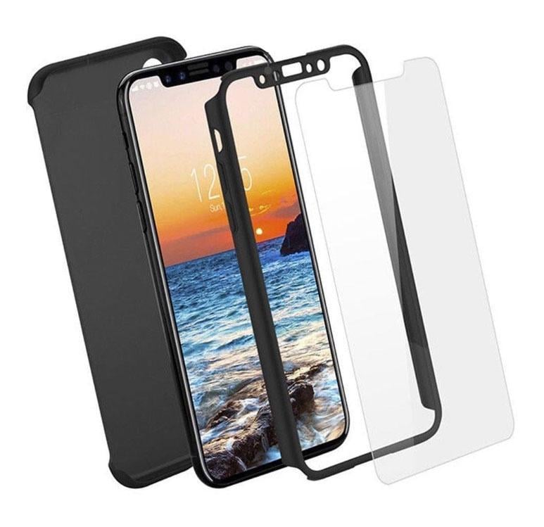 Чехол Primolux Luxury 360 для телефона Apple iPhone X/iPhone Xs Black (1105230487) - фото 2