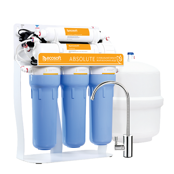 Система зворотного осмосу Ecosoft Absolute MO 5-50P з помпою