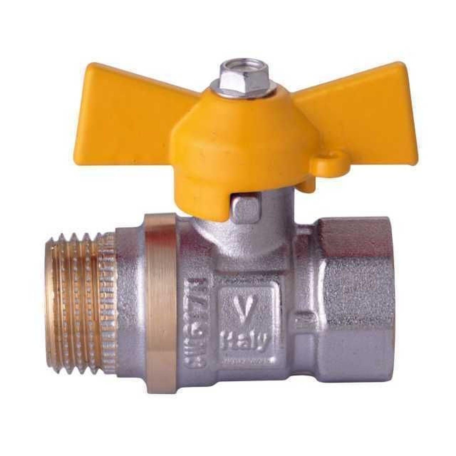 Кран кульовий прямий WATER VALVE ЗВ ЖБ NV-V Q002 1/2″