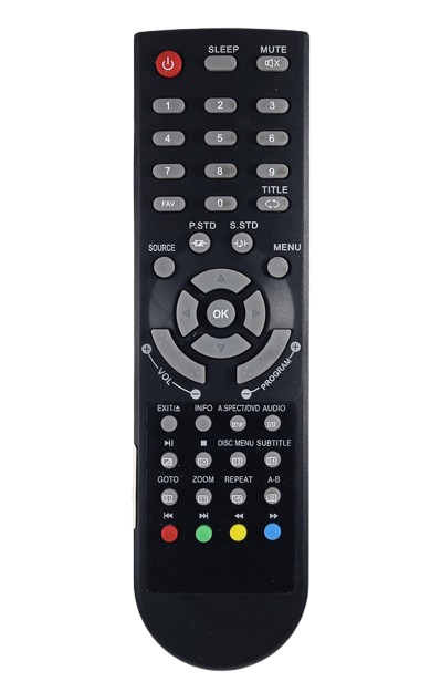 Пульт для телевизора Mystery MTV-1915WD TV+DVD (3642)