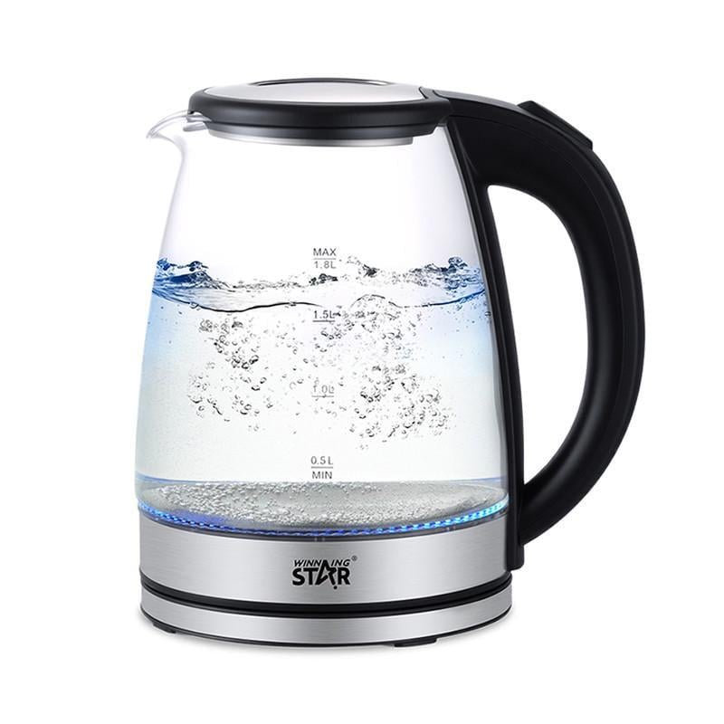 Електрочайник WINNINGSTAR ST-6017 1500W 1.8 л Silver (31578266) Електрочайник WINNINGSTAR ST-6017 1500W 1.8 л Silver (31578266)