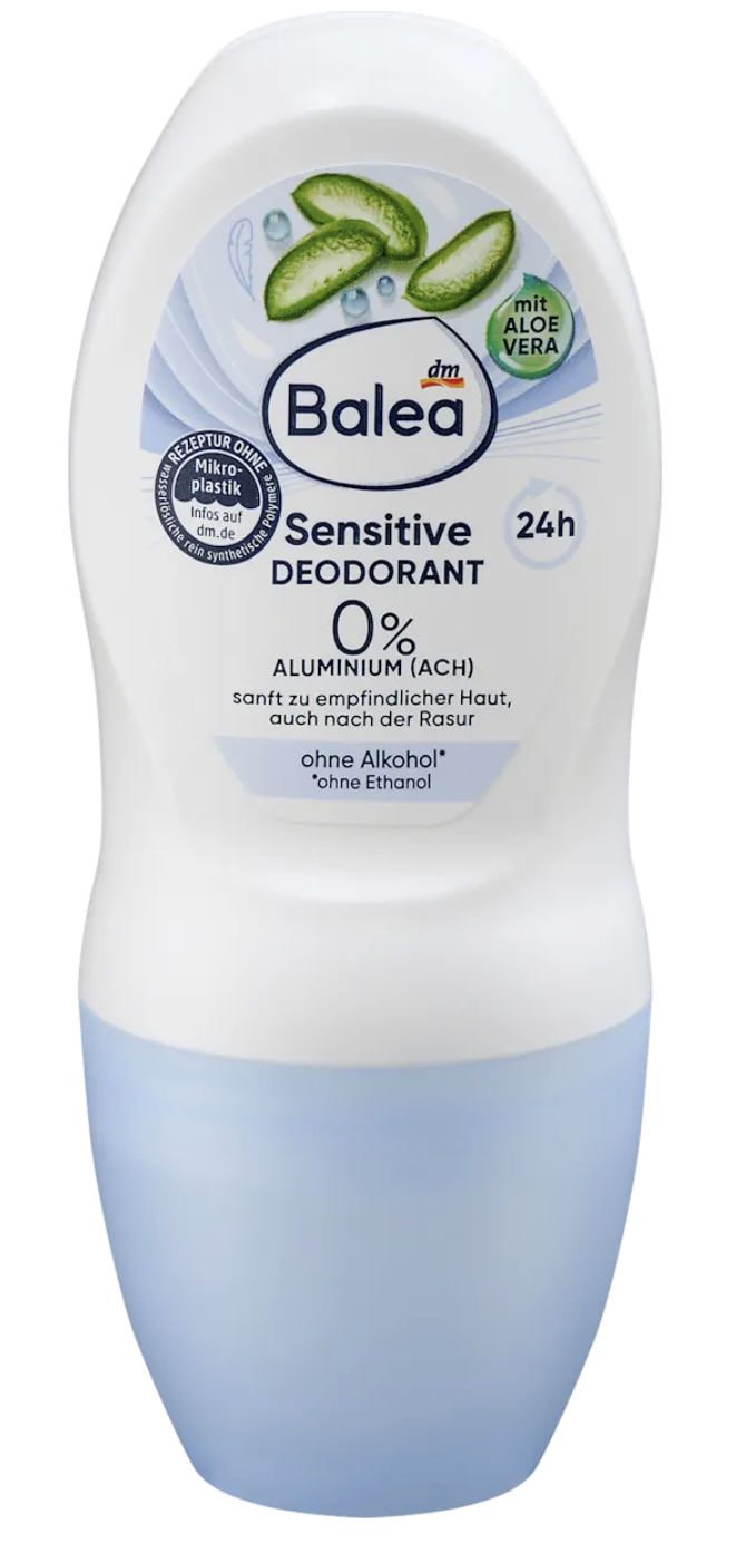Дезодорант кульковий Balea Sensitive 50 мл (4066447591989)