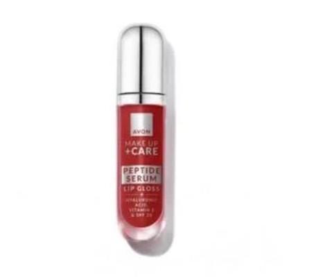 Блиск-сироватка для губ Avon Make Up+Care з пептидами 7 мл відтінок Вишневе сяйво (32172647)