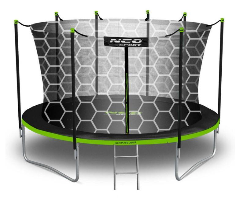 Батут с внутренней сеткой NEO-SPORT 12 футов 374 см Черно-зеленый (NS-12W231) Батут с внутренней сеткой NEO-SPORT 12 футов 374 см Черно-зеленый (NS-12W231)