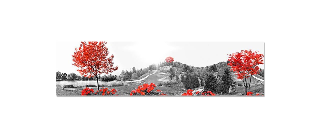 Наклейка виниловая на кухню Zatarga Красное дерево 650х2500 мм (1274514193)