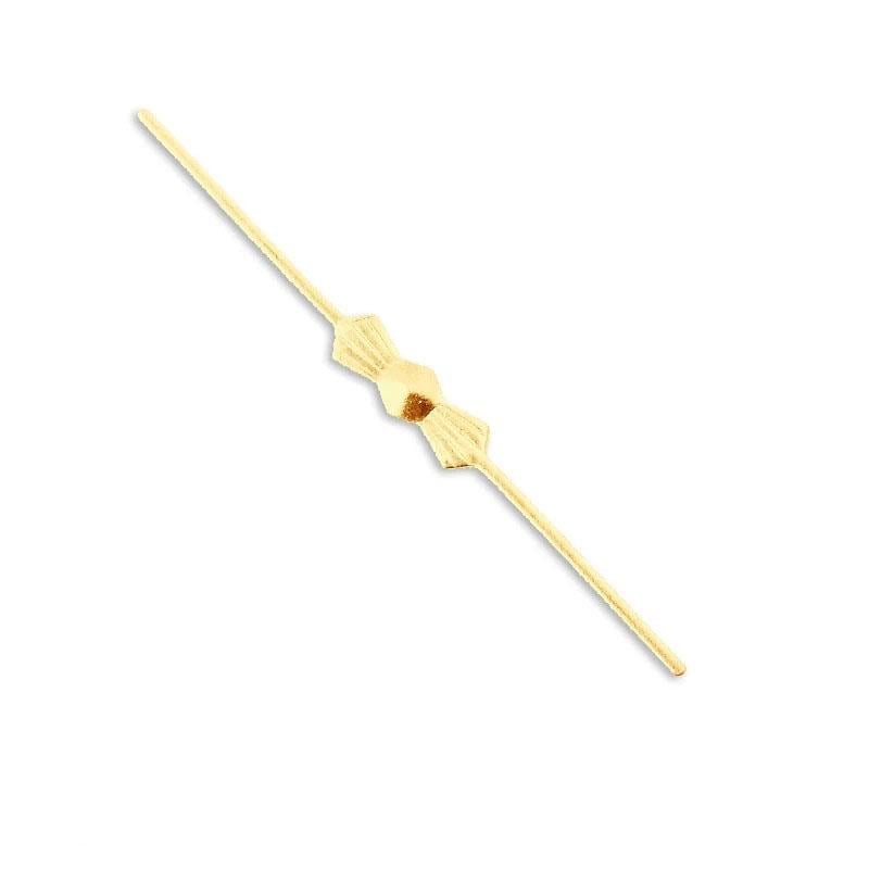 Фитинг бабочка для бусин и подвесок 60 мм 10 шт. Gold