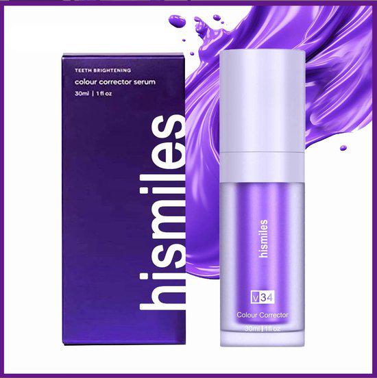 Средство для освещения тона зубов Hismile v34 Color Corrector 30 мл Филолетовый - фото 11 Средство для освещения тона зубов Hismile v34 Color Corrector 30 мл Филолетовый - фото 11