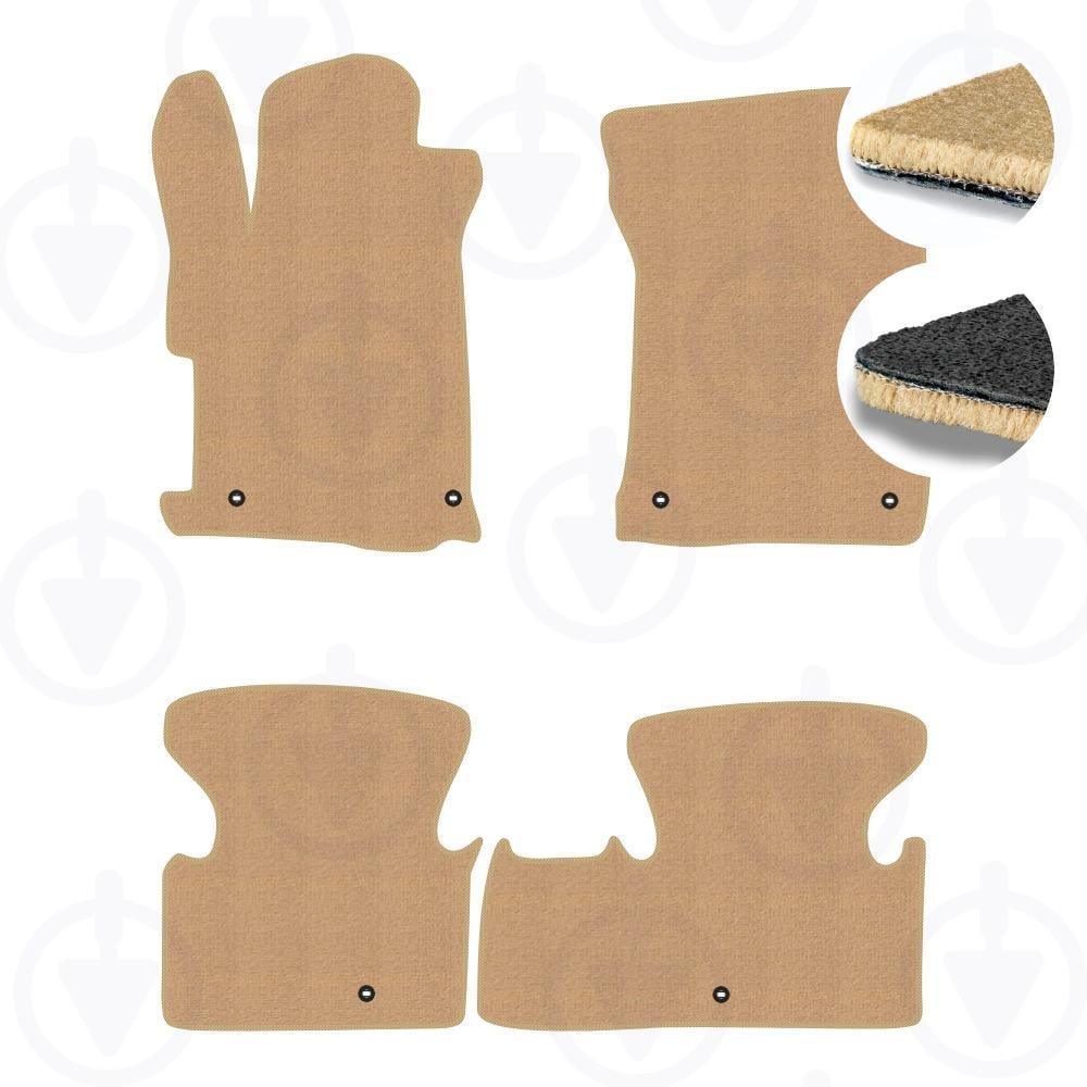 Комплект ковриков в салон Star-Tex для Acura ILX 2015-2022 р. текстиль/Fortuna бежевый (10001-64-80-83)