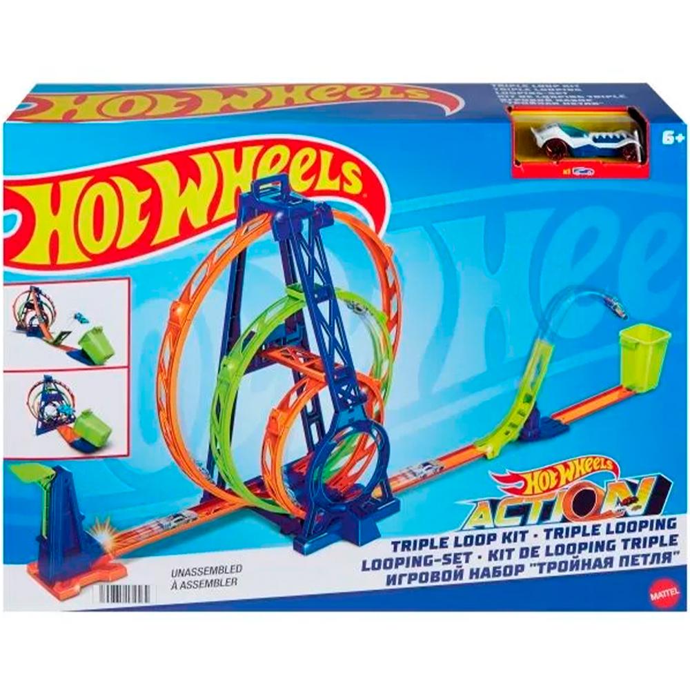 Набор игровой Hot Wheels Тройная петля (HMX37)