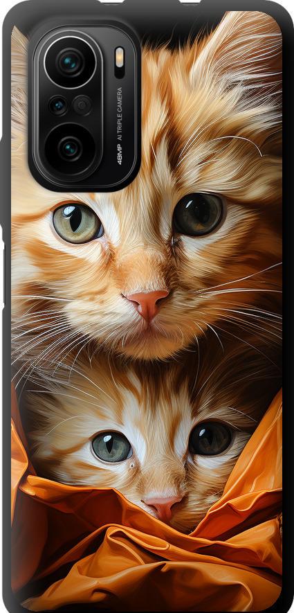 Чехол на Xiaomi Poco F3 Котики 2 (5664b-2280-42517) Чехол на Xiaomi Poco F3 Котики 2 (5664b-2280-42517)