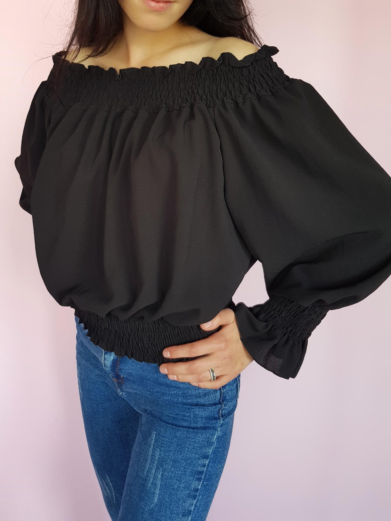 Блуза Boohoo L Черный (10302/46) - фото 2 Блуза Boohoo L Черный (10302/46) - фото 2