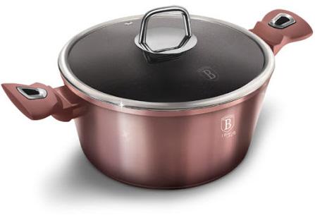 Каструля Berlinger Haus I-Rose з титановим покриттям 4,1 л (BH-6035) - фото 2 Каструля Berlinger Haus I-Rose з титановим покриттям 4,1 л (BH-6035) - фото 2