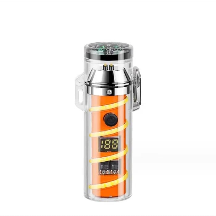 Запальничка акумуляторна електроімпульсна Falcon IP67 ARC Lighter USB з ліхтариком і компасом (35047929)