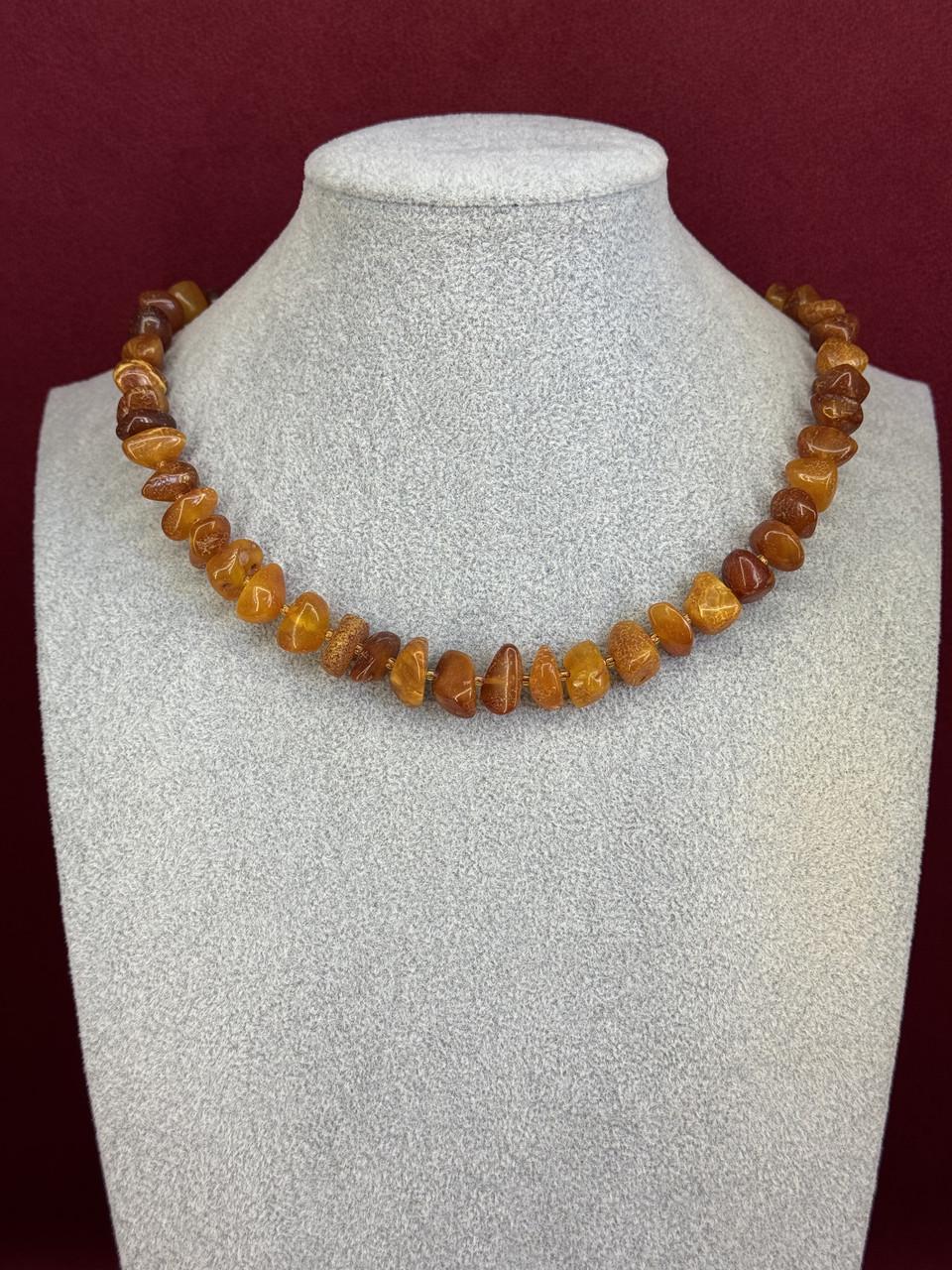 Бусы из янтаря лечебные 45 см (н-836)
