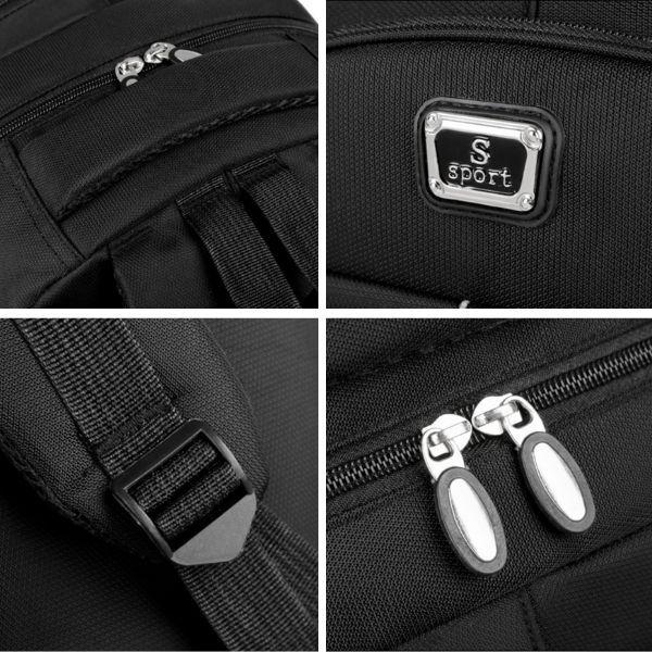 Городской рюкзак мужской для ежедневных походов на работу или для поездок 46х30х15 см (Y01914) - фото 10 Городской рюкзак мужской для ежедневных походов на работу или для поездок 46х30х15 см (Y01914) - фото 10