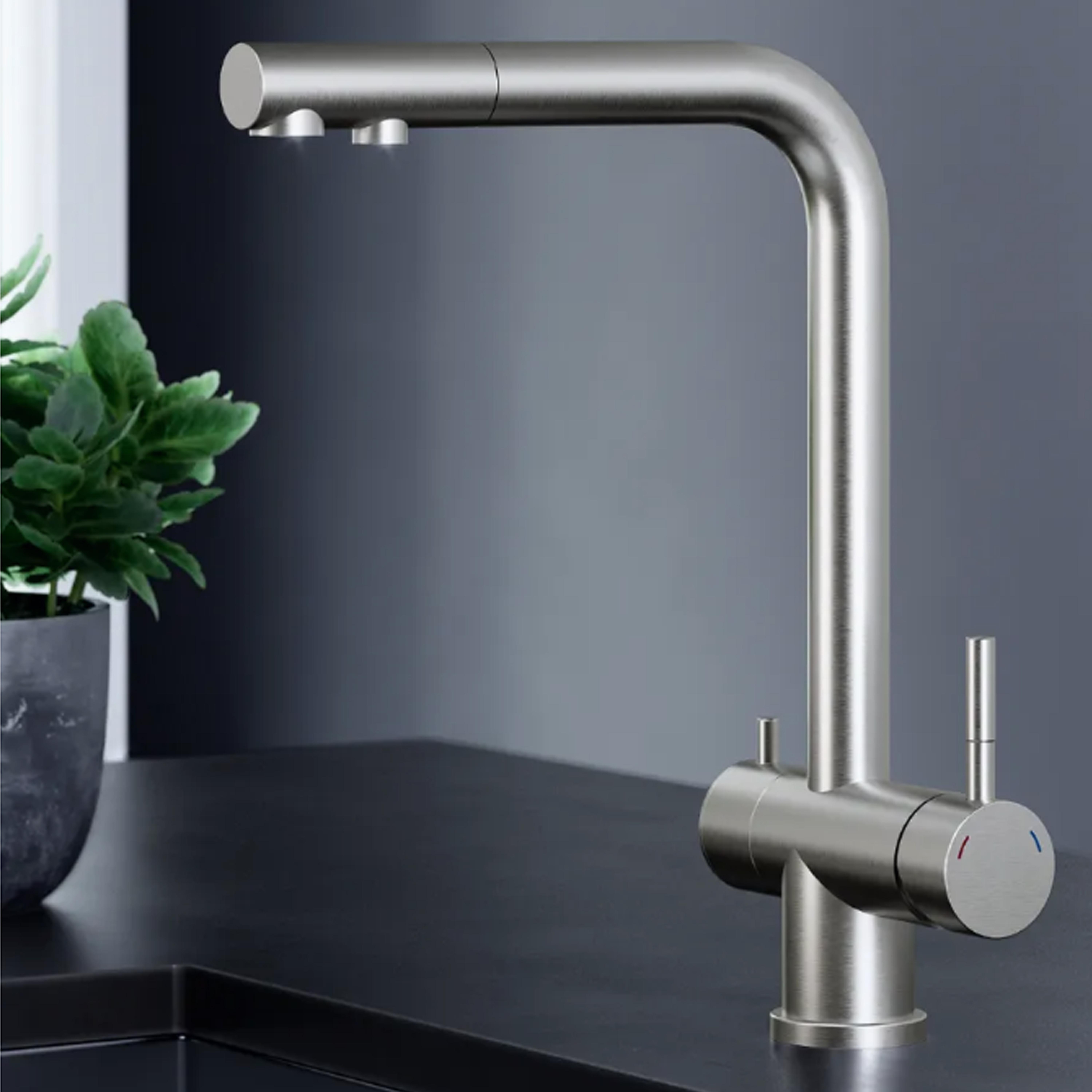 Смеситель для кухни Lidz Aria 020F1 с подключением для питьевой воды (LDARI020F1NKS43359) - фото 6 Смеситель для кухни Lidz Aria 020F1 с подключением для питьевой воды (LDARI020F1NKS43359) - фото 6